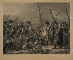 Napoleon keert terug van het eiland Elba op 7 maart 1815 door George Sanders