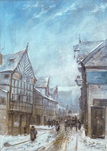 Oude Cheapside, Warrington, 1864 door George Sheffield