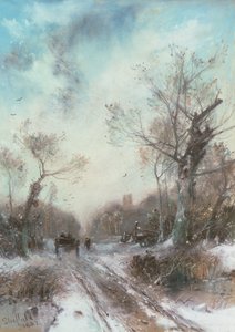 Winterlandschap door George Sheffield