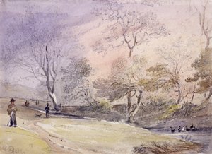 Fleet River, Hampstead, Londen, 1834