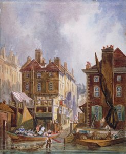Hungerford Market, Westminster, Londen, ca. 1810 door George Shepheard