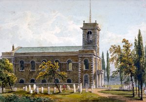 Kerk van St. Matthew, Bethnal Green, Londen, 1817
