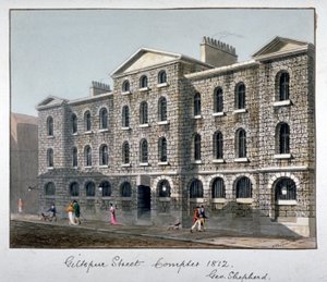 Giltspur Street Compter, City of London door George Shepherd
