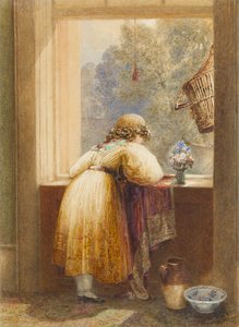 Kijkend uit een Bovenraam, 1832