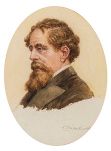 Portret van Charles Dickens