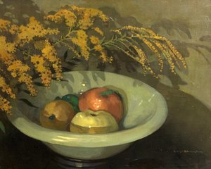 Fruit in een Jade Kom