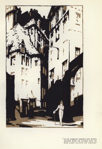Illustratie voor The Happy Hypocrite door Max Beerbohm door George Sheringham