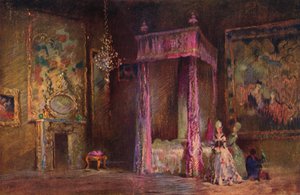 De slaapkamer van de koningin