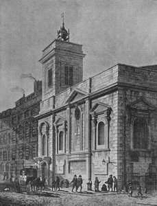 Kerk van St. Mildred, Poultry, City of London, 1812 1911