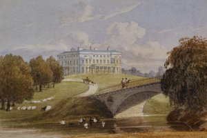 Uitzicht op Mote House (Nr. 1) door George Sidney Shepherd