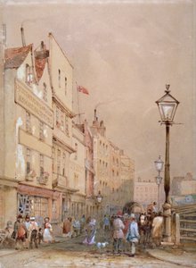 Uitzicht op Smithfield Market, City of London door George Sidney Shepherd