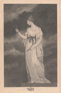 Westraam van de Kapel, New College Oxford: De Deugden - Voorzichtigheid