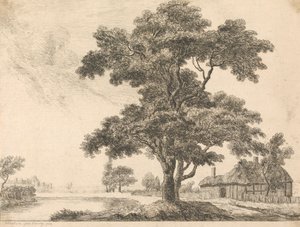 Landschap met Windsor Castle door George Simon Harcourt