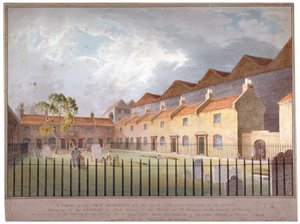 Uitzicht op gebouwen in Park Street, Southwark, Londen door George Smith