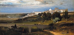 Ariccia, 1874 door George Snr. Inness