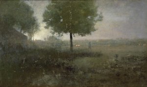 Mistige ochtend, Montclair door George Snr. Inness