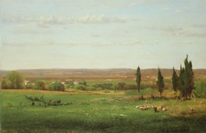 Bij Eagleswood, 1869 door George Snr. Inness