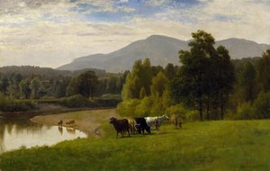 Weidelanden, 1867 door George Snr. Inness