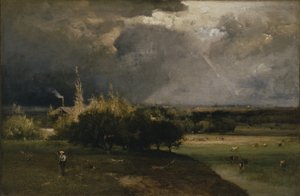 De naderende storm, ca. 1879