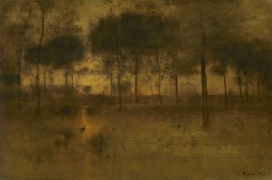 Het huis van de reiger, 1893 door George Snr. Inness
