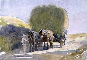 Hooiberg in het zonlicht