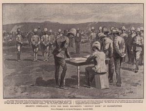 Klachten Horen, met de Ordekamer van het Essex Regiment in Bloemfontein