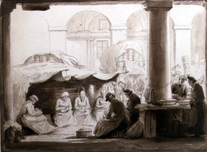 Erwten doppen, Covent Garden door George Soper
