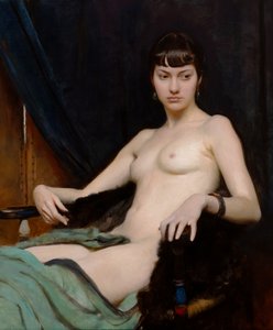 Een Studie (olieverf op doek)