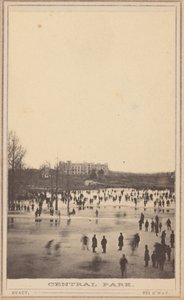 Central Park,jaren 1860 (foto) door George Stacy