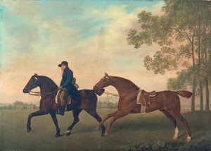 Twee hacks, 1789 door George Stubbs