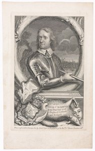 1653 Oliver Cromwell Lord Protector van Engeland, Schotland en Ierland