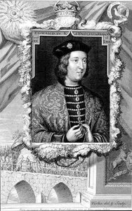 Edward IV (1442-83) koning van Engeland vanaf 1461, naar een portret in Kensington Palace, gegraveerd door de kunstenaar door George Vertue