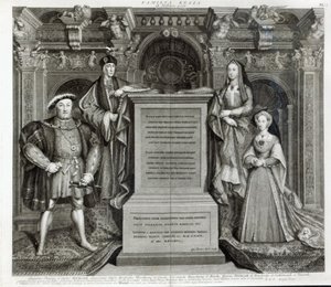 Familia Regia, of De Familie van Hendrik VIII, 1742