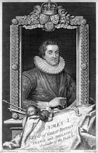 James I van Engeland, 17e eeuw door George Vertue