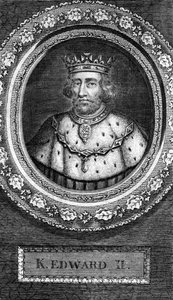 Koning Edward II van Engeland, 18e eeuw door George Vertue