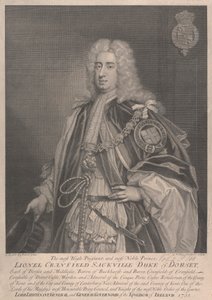 Lionel Cranfield Sackville, 1e hertog van Dorset door George Vertue