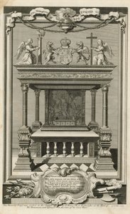 Het monument van koning Edward VI door George Vertue
