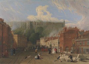Een Uitzicht op Thames Street, Windsor door George Vincent