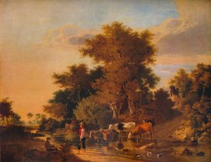 De reizende scharensliep, ca. 1829, 1938 door George Vincent