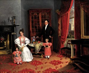 De Familie van John Q. Aymar, ca. 1833