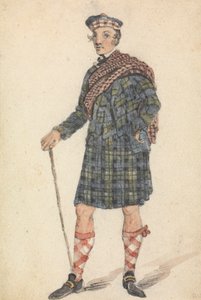 Oom George in de Kleding van een Hoogland Herder door George Walker