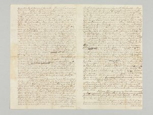 "De macht onder de grondwet zal altijd bij het volk liggen", ondertekende handgeschreven brief aan Bushrod Washington, 9 november 1787 door George Washington