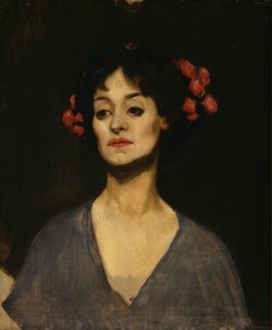 Portret van een dame (De danseres) door George Washington Lambert