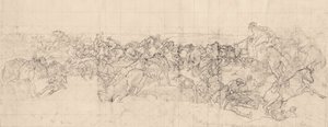De Aanval van de 4e Lichte Cavaleriebrigade bij Beersheba door George Washington Lambert