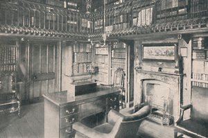 Studie van Sir Walter Scott, Abbotsford, 1904 door George Washington Wilson