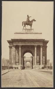 Het standbeeld van de hertog van Wellington
