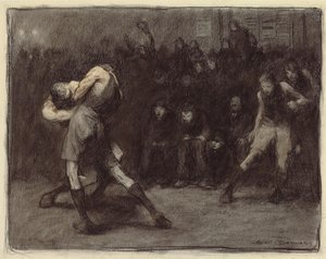 Basketbal, 1906 door George Wesley Bellows