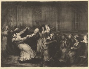 Dans in een gekkenhuis, 1917