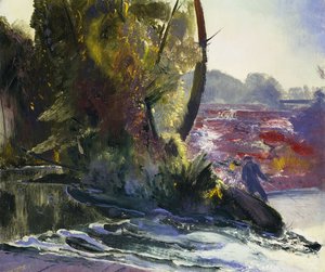 Visser en Stroom, 1920 door George Wesley Bellows