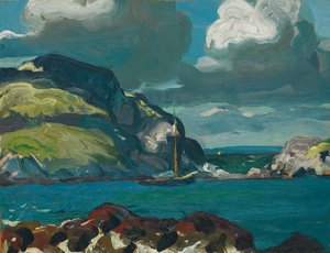 Reusachtige Lucht, 1913 door George Wesley Bellows